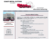 Tablet Screenshot of coastmetal.com